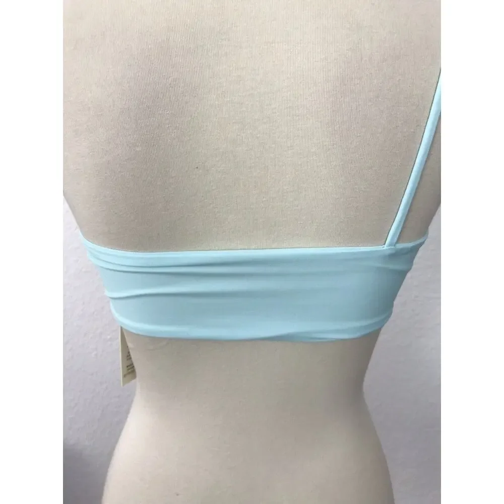 Frankie Swim Women Sz 8 Swimwear One Shoulder Strap Bikini Top NWT